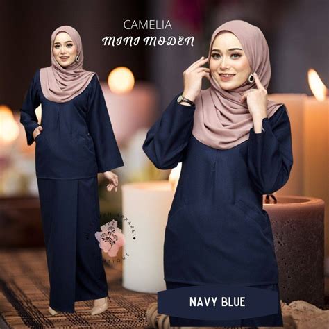 tudung untuk baju navy blue